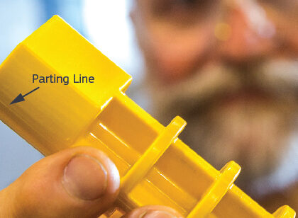 parting line in injection molding Honyo