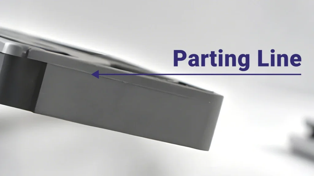 parting line in injection molding