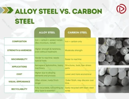 alloy steel vs carbon steel which is stronger Honyo