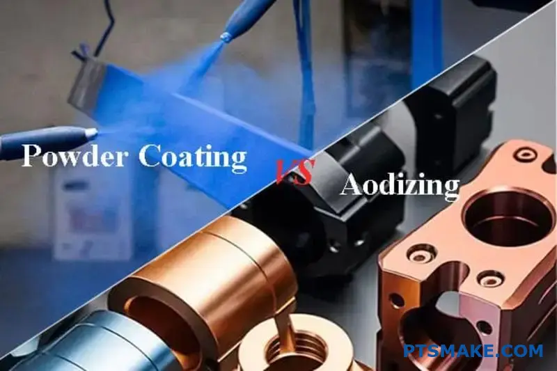 anodized aluminum vs powder coating