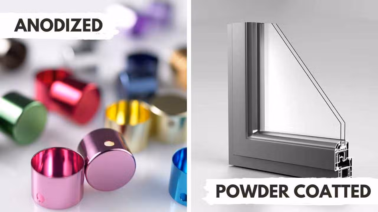 anodized aluminum vs powder coating