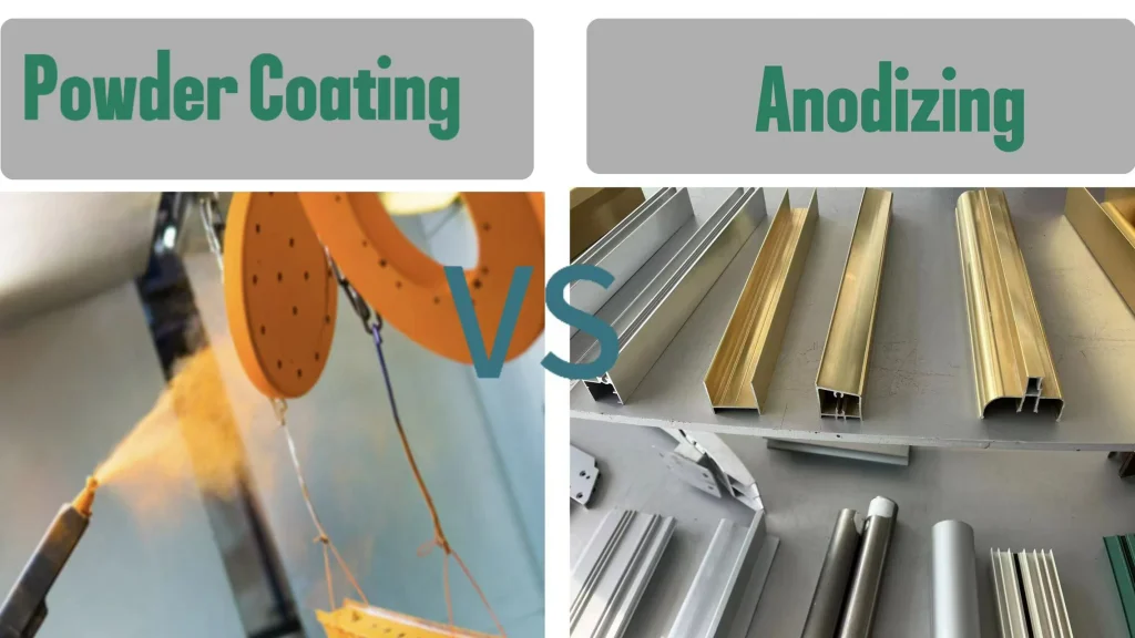 anodized aluminum vs powder coating