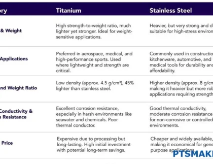 cost of titanium vs steel Honyo