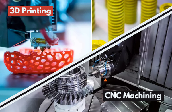 cnc machine vs 3d printer