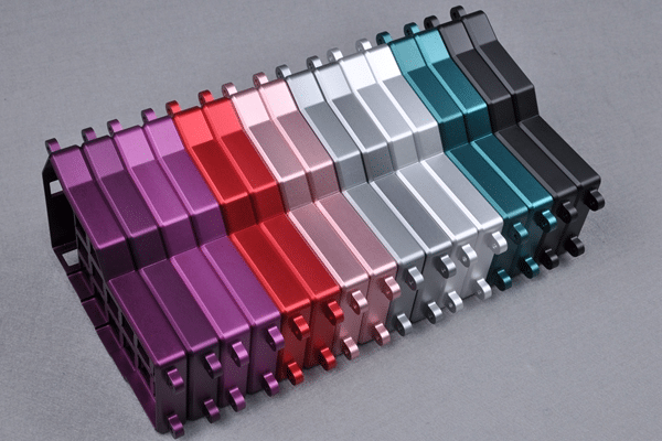 anodized aluminum color samples