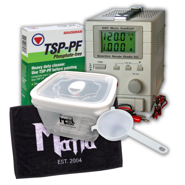 titanium anodising kit Honyo