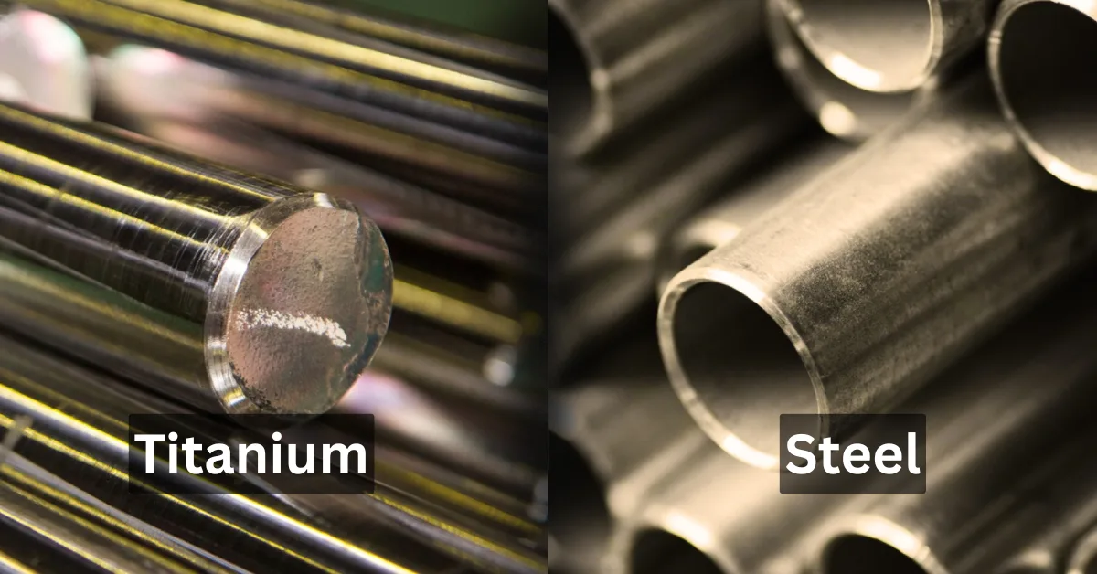 hardness of titanium vs stainless steel
